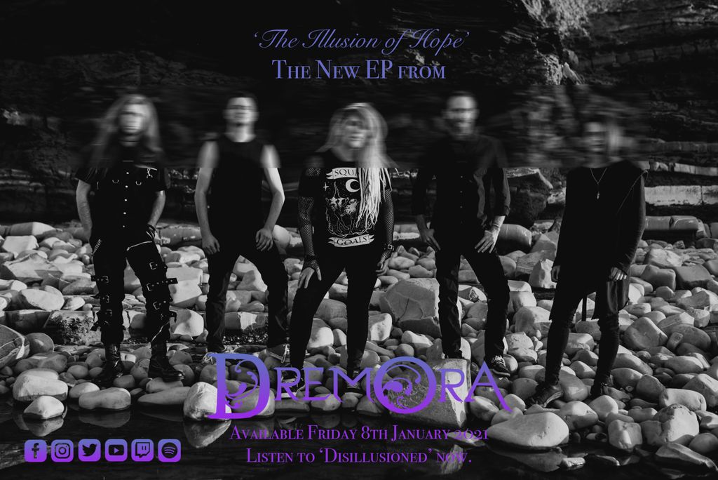 🌺💀 ‘The Illusion of Hope’ - The new EP from Dremora arrives Friday 8th January 2021 💀🌺⠀
Stream ‘Disillusioned’ now on all platforms.
Link in bio.
.⠀⠀
.⠀⠀
.⠀⠀
.⠀⠀
.⠀⠀
.
Photography: @avrilmariephoto
#dremora #dremorauk #newdremora #theillusionofhope #disillusioned