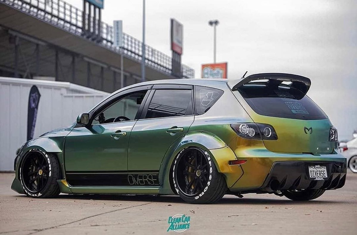 edgeautosport's tweet photo. A widebody MS3???? That's awesome!!! What do you think???

Owner: @mazdarati_rey 
Photo: @cleancaralliance 

Visit https://t.co/Vy2ix00qma for all of your aftermarket and OEM parts needs! https://t.co/ZuyYWiWHFA