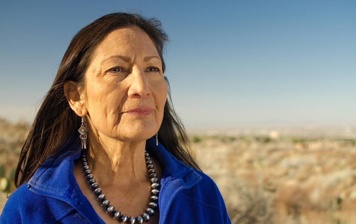 salliebingham's tweet image. President-elect Joe Biden’s appointment of Laguna pueblo native, #DebHaaland as Secretary of the Interior, gives proof positive of change. "Don't Smile": s-b.io/2LLqXsM  #PresidentBiden @RepDebHaaland #InteriorSecretary #NativeAmerican #BidenCabinet