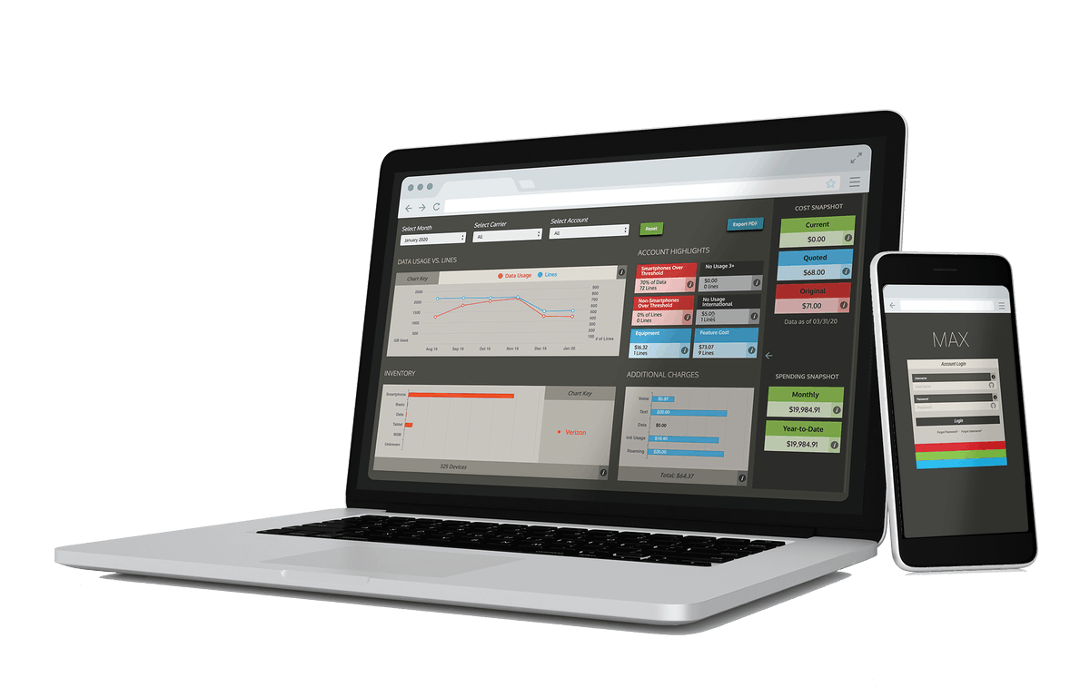 Start your year off right with MAX! We give you one platform to manage all of your carriers, data and devices, as well as drive down costs while providing exceptional service to your employees. 
Learn more about Mobile Expense Management: buff.ly/34UZz2M

#mobiledevices
