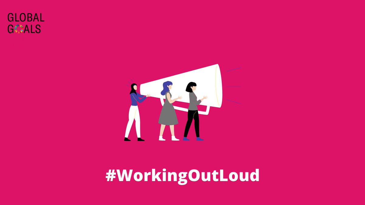 globalgoals_lab's tweet photo. Kennst du schon die #WorkingOutLoud-Methode?🧐Unsere Teilnehmenden haben sich kurz nach dem #Zukunftscamp2020 in ihren Circles zusammengefunden und arbeiten nun wöchentl. gemeinsam an ihren Zielen. Auch wenn aller Anfang schwer ist, scheinen sie sich bereits sehr wohlzufühlen🥰⬇️ https://t.co/jDh5y1gjkz