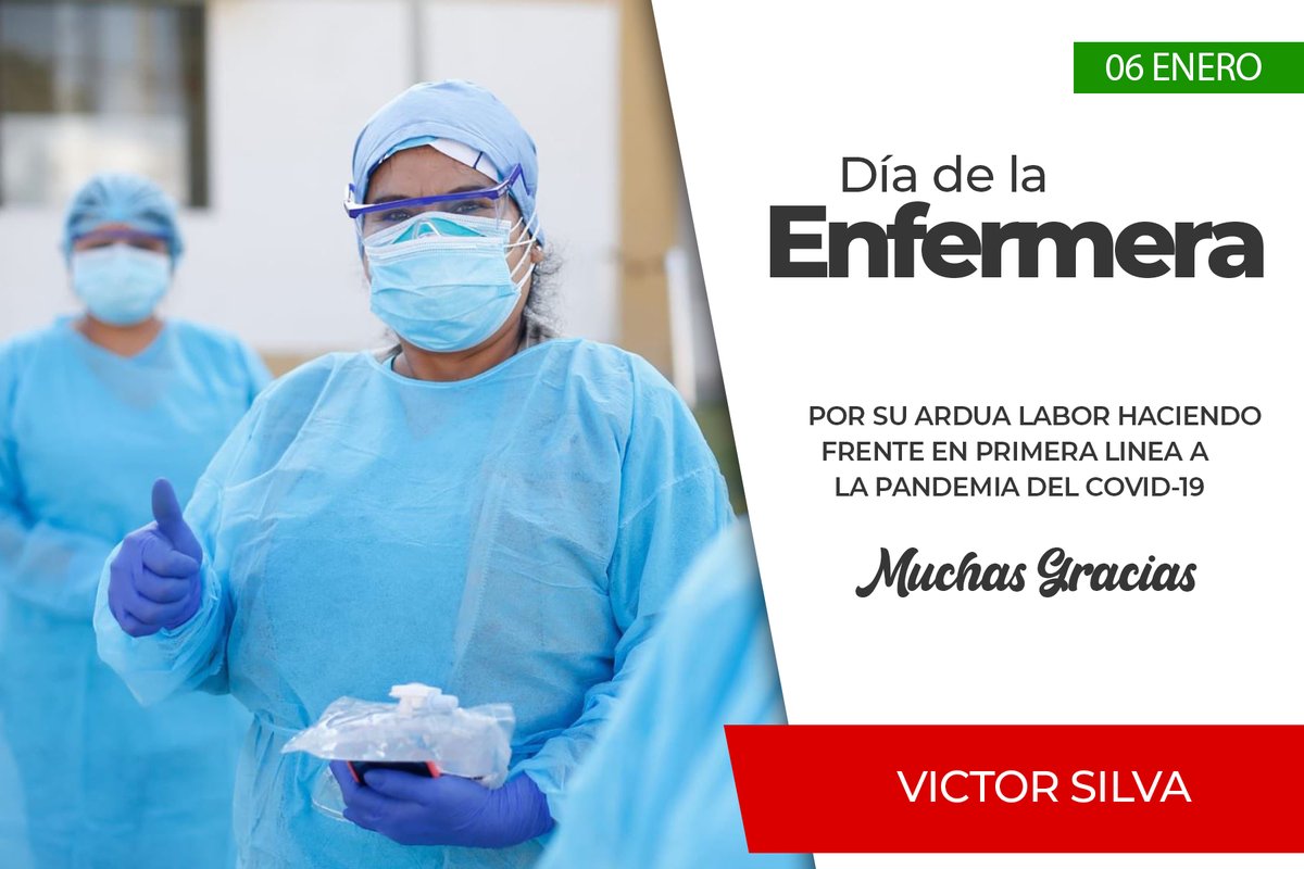 VictorSilvaMich's tweet photo. Hoy, se conmemorar el #DíaDeLaEnfermera y enfermero; a ellos expresamos nuestro más profundo agradecimiento y respeto por trabajan arduamente para salvar nuestra salud frente a la emergencia sanitaria del COVID-19.
¡GRACIAS!
#GraciasPorCuidarnos https://t.co/CLflXMQgDN