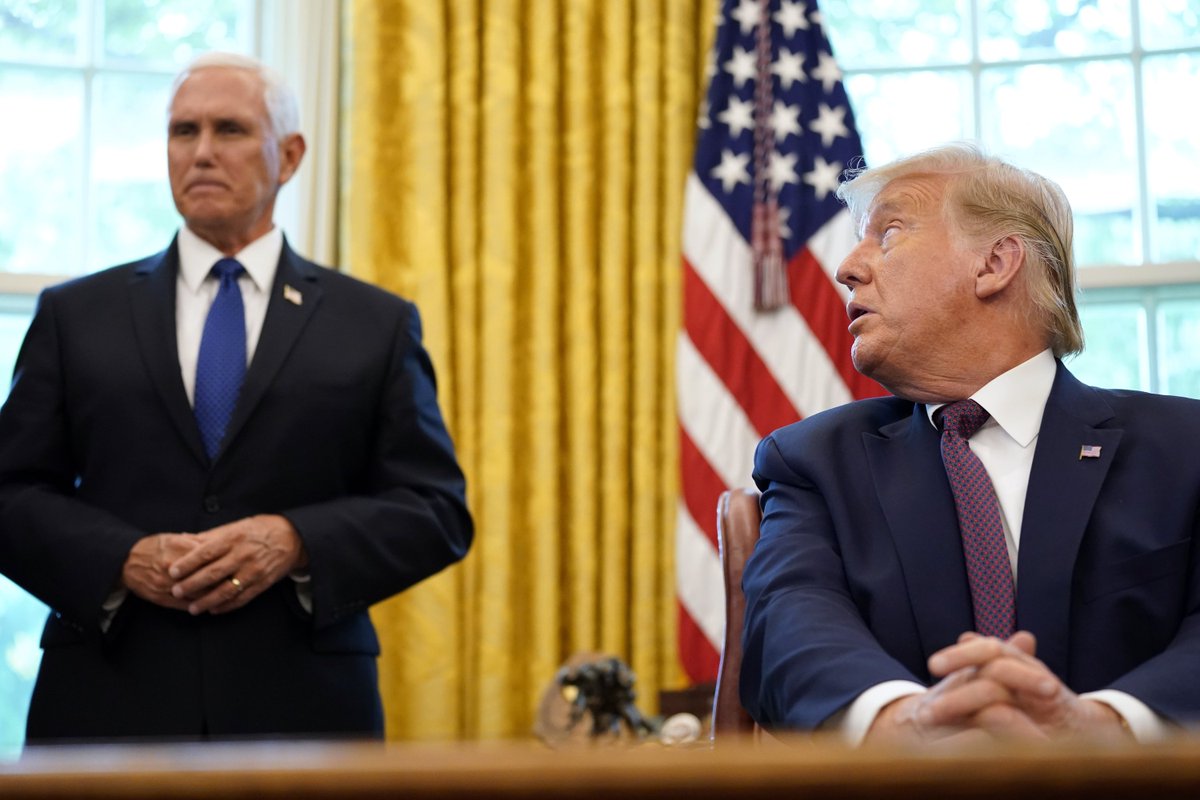 DAILY SABAH on Twitter: "LATEST — US Vice President Mike Pence says in  letter to lawmakers he will not interfere in Electoral College vote count,  rejecting Trump's demands… https://t.co/grwyFwv55g"