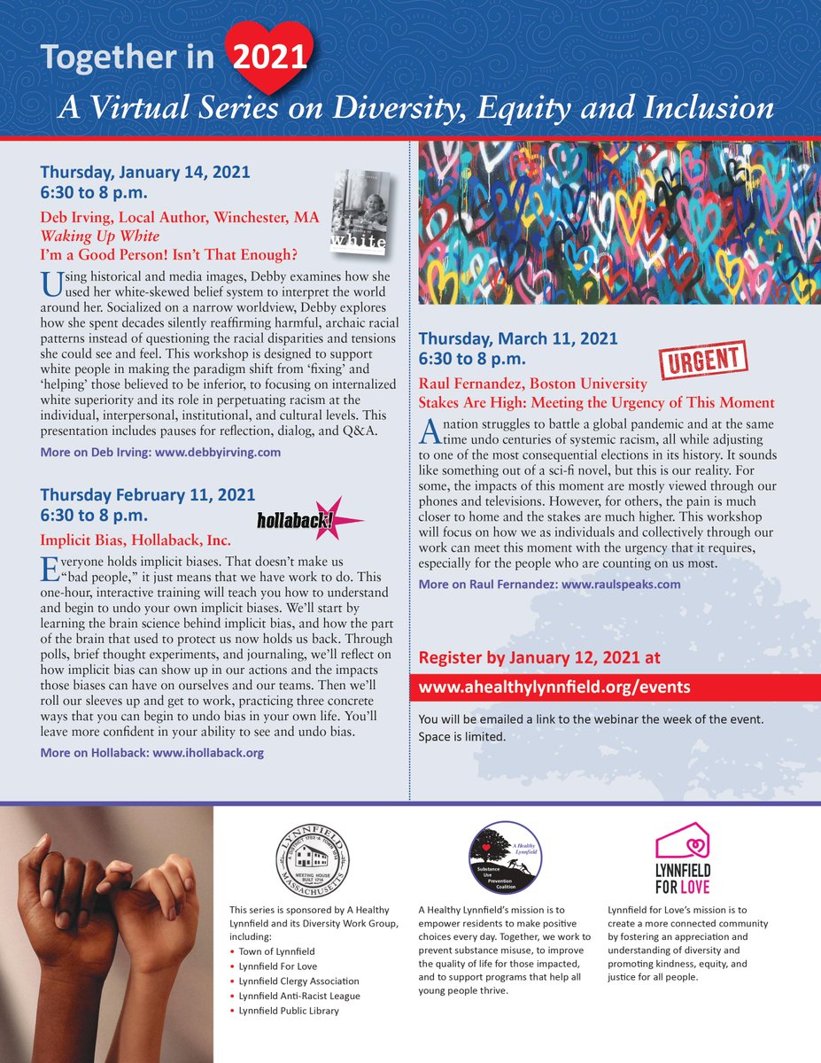 AHLynnfield's tweet photo. Upcoming workshops for our Community!  We bring to you, Together in 2021 and Parenting in the Pandemic, in collaboration with our many Community Partners. We hope to see you there! Registration link can be found here: https://t.co/gN3NJR16N0 https://t.co/vZhJHe0LLm
