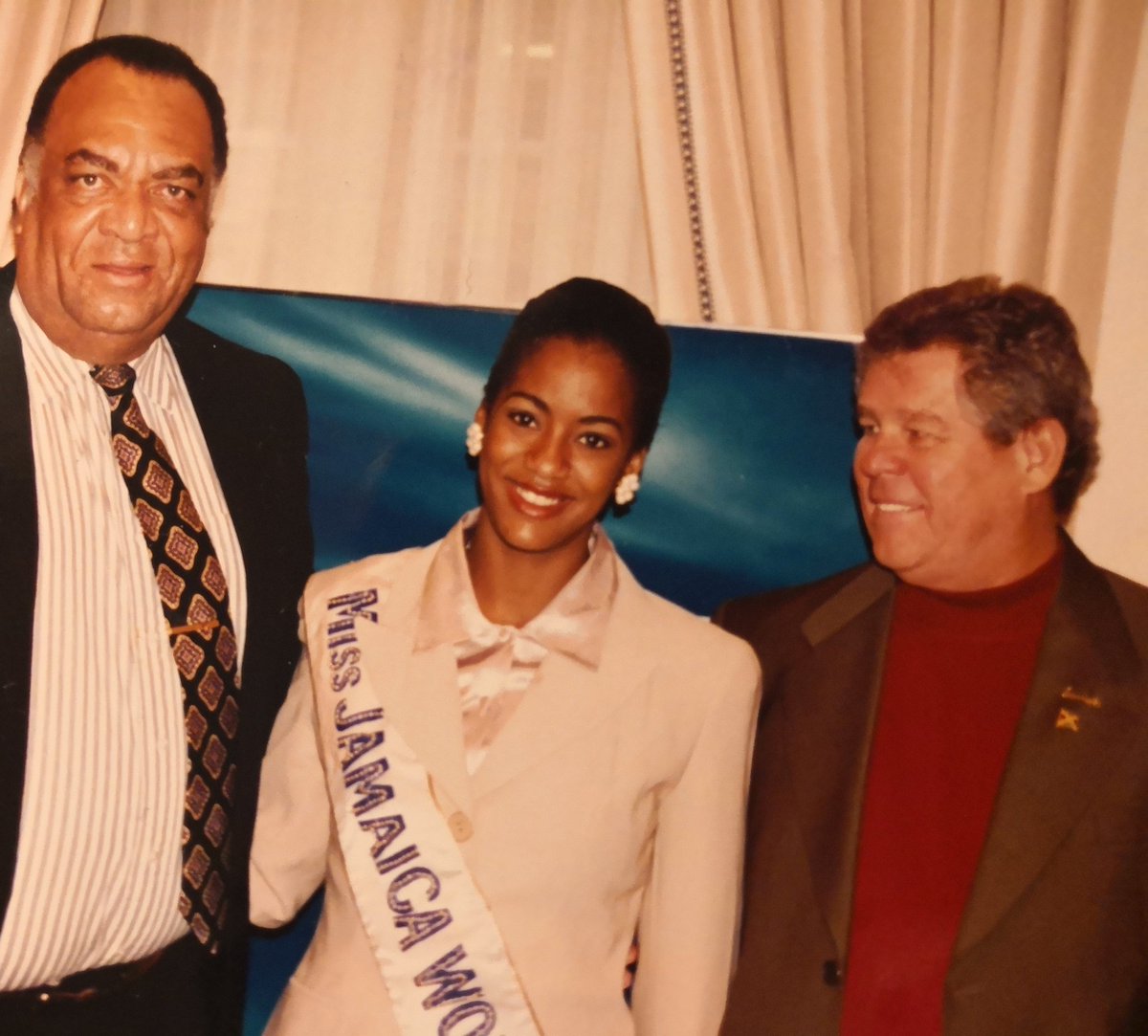 imani_dp's tweet photo. When Butch + I first met in 1995 we had a passionate discussion about different approaches to Jamaica's development 🇯🇲 Regardless of different views we agreed we absolutely love our country! You were a Global Trailblazer with a bellicose laugh and such swagger! #ButchStewart #RIP https://t.co/UDyxkHCXBH