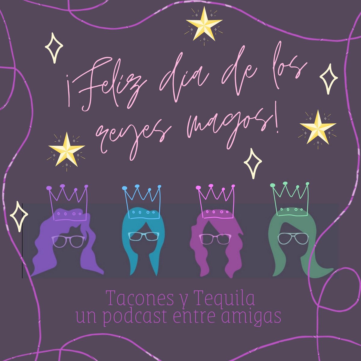 taconesytequila's tweet photo. ¡Feliz día de Reyes! Les deseamos que el asombro y la magia llene sus hogares.
Y si les dejaron regalos, nos etiqueten para verlos jejeje
#reyesmagos #diadereyes👑 #felicidad #regalos #comoniños #podcast #spotifypodcasts #youtubechannel https://t.co/Fh6yMYuwgQ