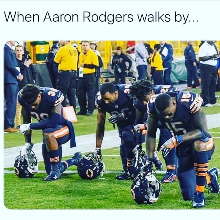 GametimeBlitz's tweet photo. Accurate #packers #NFL #bears #Chicago #wisconsin #meme @ChicagoBears @packers @NFL https://t.co/CgFu4S8yn7