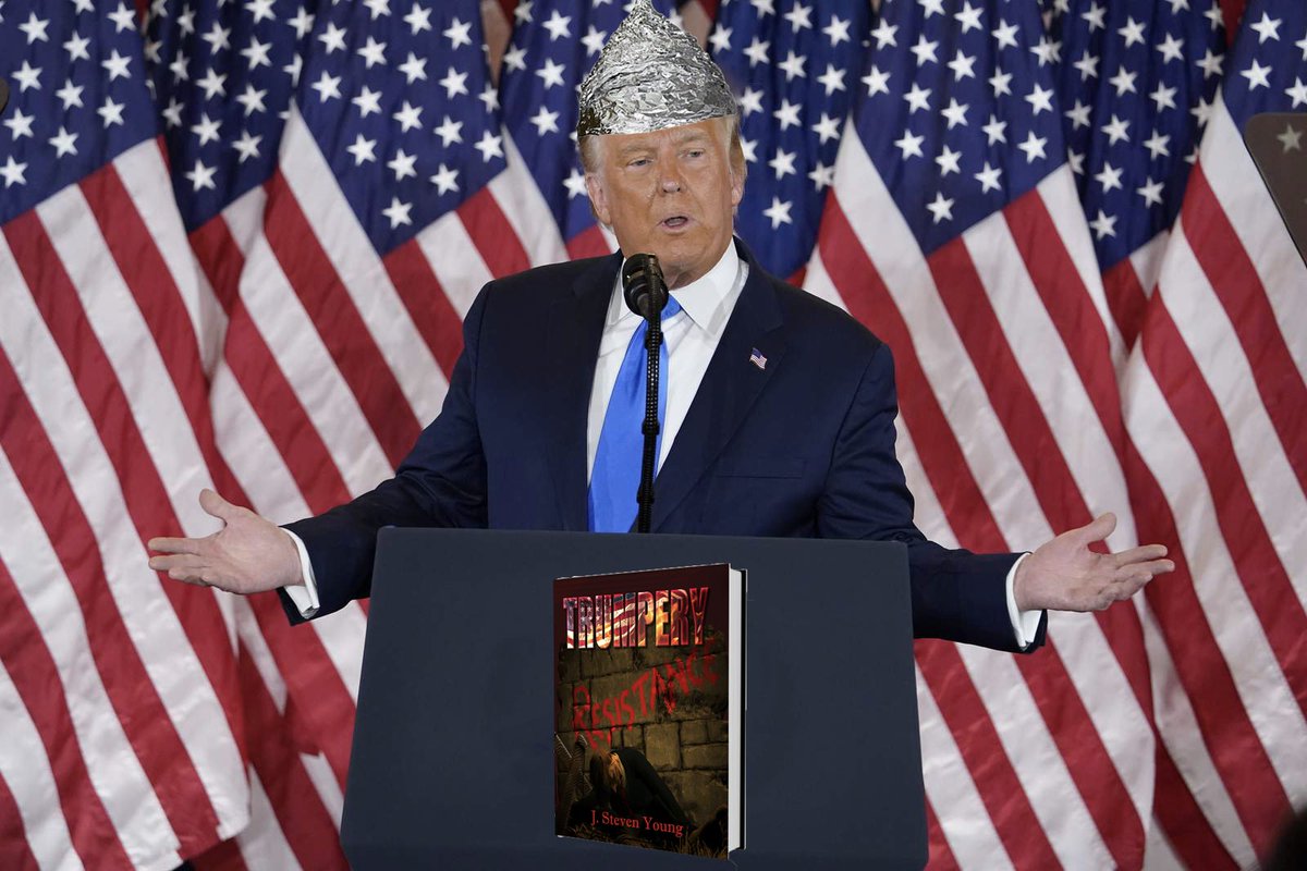 trumperyresist's tweet photo. https://t.co/Z7nrp8tgZy #YoureFired #trumperyresistance #KindleUnlimited When a conspiracy theory nutjob refuses to accept a loss, he will pull any trick. #LoserInChief https://t.co/Hcn3kMwNcW