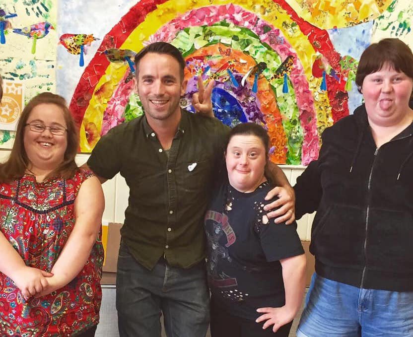 He is passionate about working with adults with learning disabilities and encouraging their creativity! He is the one of us who leads projects with  @superstararts in  #Worthing