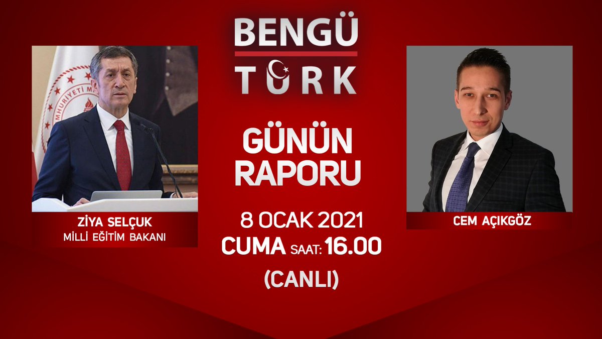 Cem Açıkgöz (@cemacikgozz) on Twitter photo Milli Eğitim Bakanı <a href="/ziyaselcuk/">Ziya Selçuk</a>
Günün Raporu'na konuk oluyor...
📺 8 Ocak 2021- Cuma
⏰ 16.00
Soru, Görüş ve Önerilerinizi yazabilirsiniz...
<a href="/tcmeb/">Millî Eğitim Bakanlığı</a> @ubeydullahynr Milli Eğitim Bakanı <a href="/ziyaselcuk/">Ziya Selçuk</a>
Günün Raporu'na konuk oluyor...
📺 8 Ocak 2021- Cuma
⏰ 16.00
Soru, Görüş ve Önerilerinizi yazabilirsiniz...
<a href="/tcmeb/">Millî Eğitim Bakanlığı</a> @ubeydullahynr