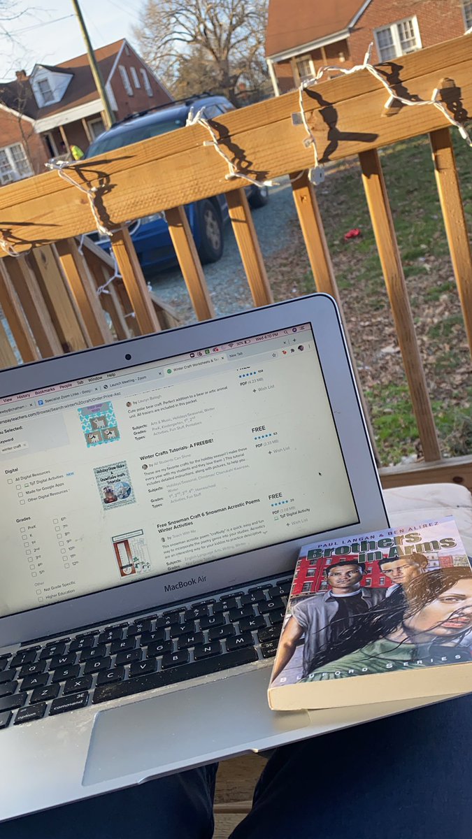 mrtraci's tweet photo. Spent the end of my day taking in this beautiful day and browsing Teachers Pay Teachers, Happy Wednesday! https://t.co/P8dKFUeuEb