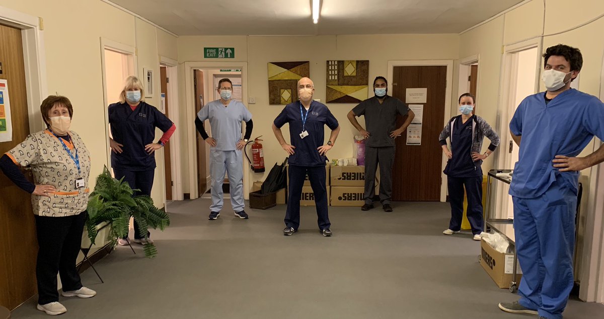 One of the busiest days in our history. 11 hours in and still going strong:
Sr Evans, Dr Price, Dr Crane, Dr Preest, Dr Shah, Dr Williams, Dr Chidgey
💪💪💪