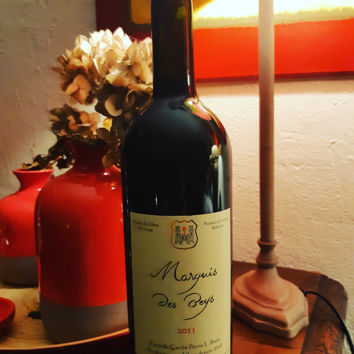 We vieren mijn x-mas met een fles #marquisdesbeys uit 2011🤩 #domainedestourelle #bekaavalley #heerlijk