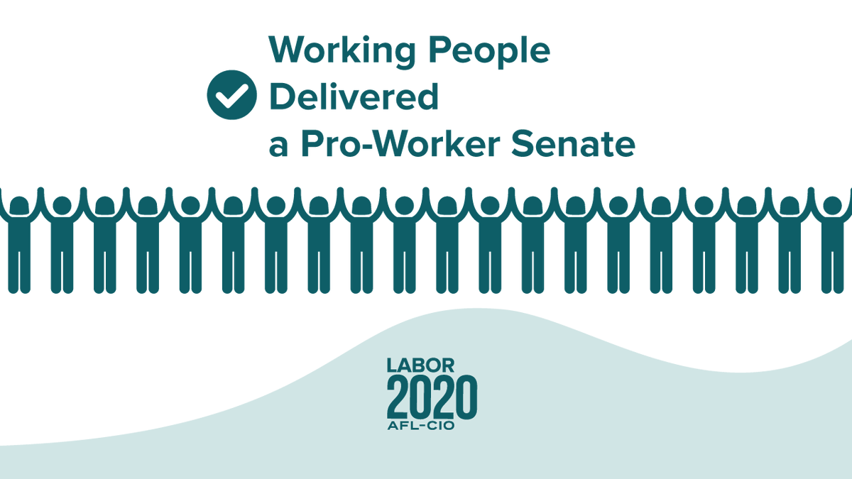 TTDAFLCIO's tweet photo. Working people made the difference! We look forward to working with @ReverendWarnock and his colleagues in the Senate to fight for policies that will put working people first. #Labor2020 https://t.co/qlRWteBLvi