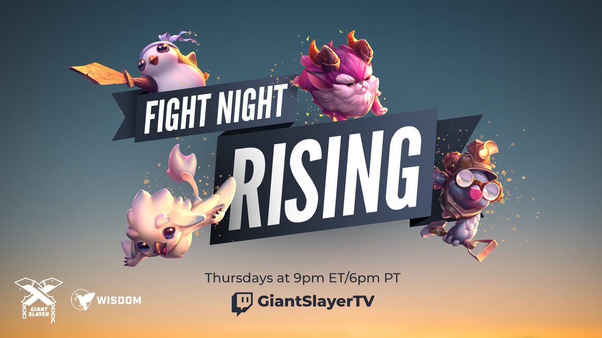 GiantSlayerTFT's tweet photo. Diving headfirst into @TFT content right after the break! We have your lobby for tomorrow's Fight Night: Rising!
@gunmaytft
@MrMeeseeksTFT
@LastKardax
@Gangly_
@Stelfalador
@alliehahe
@SanGofab
@infern1x
🎙️@Boopasaurusrex & @Khroen
🔴https://t.co/HDK33YPXTT https://t.co/129EaqWszn