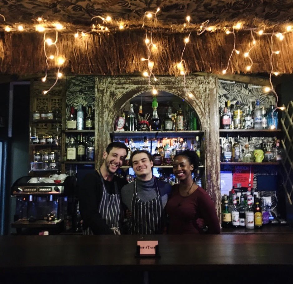 balhamnewsie's tweet photo. #HearingHospitality Hospitality businesses have faced unprecedented challenges during the Covid-19 pandemic. We spoke to Kam (owner) &amp; Autumn (manager) of #Balham’s @Tikitail_bar to hear how the restrictions have impacted them: https://t.co/HHLSvtlwqo https://t.co/6CyaIAQgo3