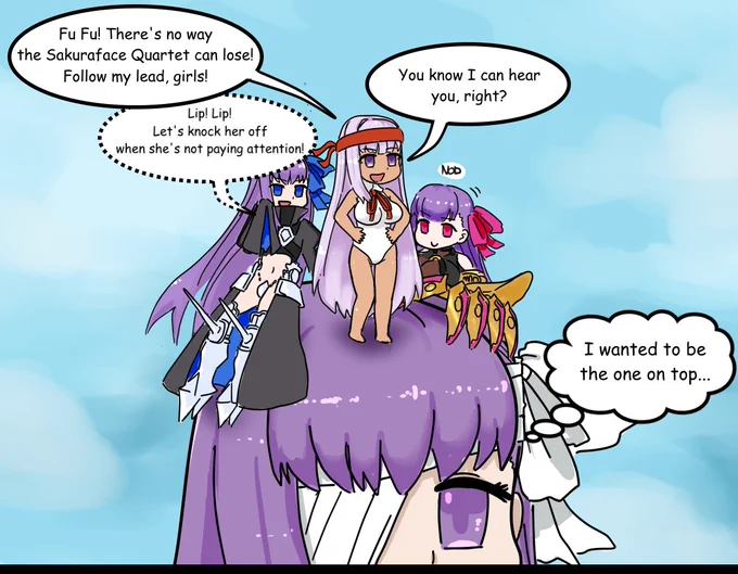 Strongest(?) Olympia cavalry team!
(read LEFT to RIGHT)#FGO 