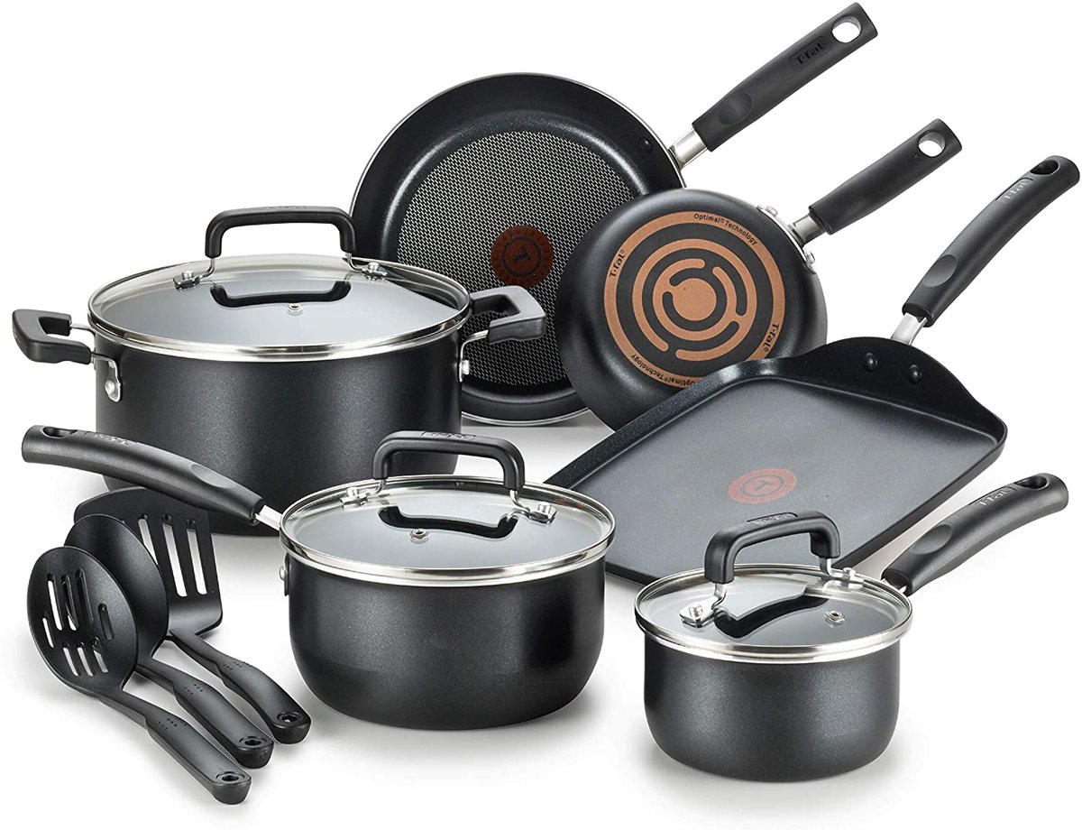 KitchenApplia20's tweet photo. T-Fal Signature Nonstick Dishwasher Safe Cookware Set, 12-Piece, Black

Link: https://t.co/UvUKHmo4Xt

#NONSTICK #nonstickbaking #Jeffree #nonstickbakingmat #kitchens #kitchenset #GARunnoff #dishwasher #dishwashersafe #Trump #dishwashers #Pence #kitchendesign #kitchendecor https://t.co/NcY97HoQ1p