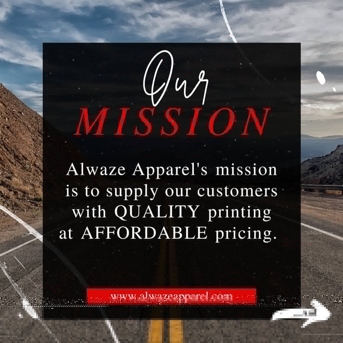 AlwazeApparel's tweet photo. Our Mission is Pretty Simple.....

Alwaze Apparel supplies our Customers with QUALITY printing at an AFFORDABLE Price....Period!

If You Can Think It, We Can Print it! https://t.co/BOTDnI7TsY