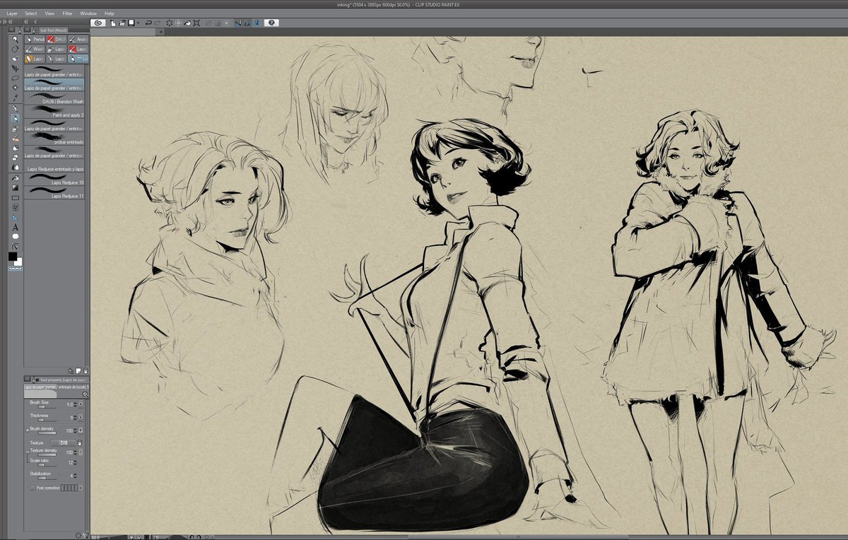 Girls
#characterdesign #clipstudiopaint 