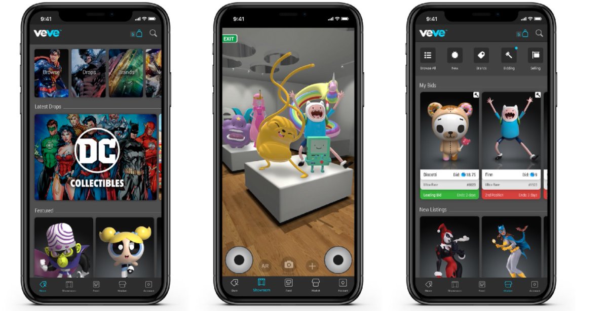 Before I show you how this project works let me mention some of the licenses they have already secured: Warner BrosDC Capcom CBS Cartoon NetworkNow how is it possible that this unknown project has licenses to brands like Batman, Adventure Time or Star Trek?  @ecomi_  $omi