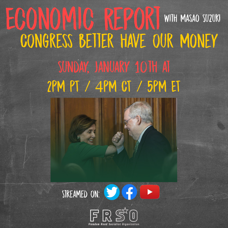 We rang in the New Year, and Congress squeezed out a $600 stimulus check. The crumbs they threw our way will barely cover most working families' monthly expenses, but here we are. 

#Stimmy #EconomicReport #Congress