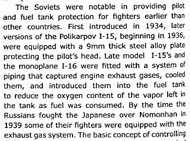 The Soviets were the first to begin adding protection to their fighters in the mid-1930s, namely rudimentary fuel tank protection and pilot armour. They were way ahead of the curve. Protection for fighters was not widespread until 1941-42. 1940 was the key tipping point in Europe