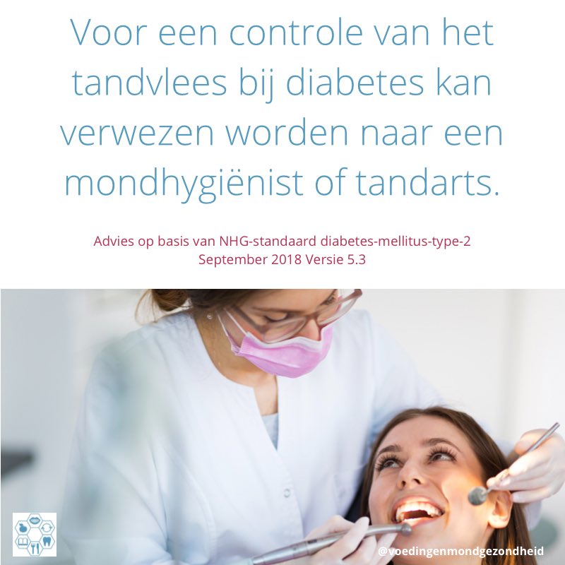 Diabeteszorg is multidisciplinair! Vergeet parodontitis niet als diabetes complicatie.

#parodontitis #voeding #tandarts #mondhygienist #dietist #periodontitis #voedingenmondgezondheid #preventie #tandheelkunde #voedingsadvies