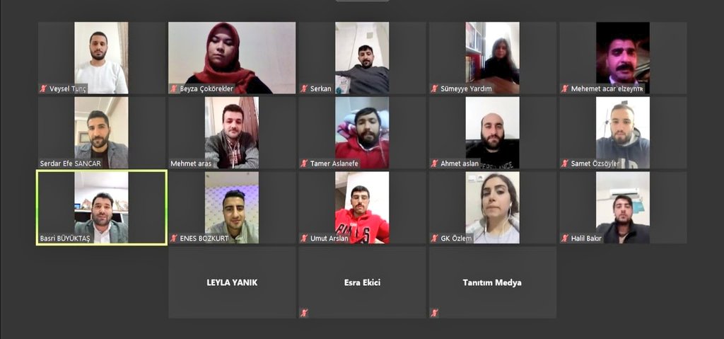Haftalık olağan Yönetim Kurulu toplantımızı video konferans yoluyla gerçekleştirdik.

<a href="/omerrcelik/">Ömer Çelik</a> <a href="/jsarieroglu/">Jülide Sarıeroğlu 🇹🇷</a> <a href="/abuyukgumus/">Ahmet Büyükgümüş</a>