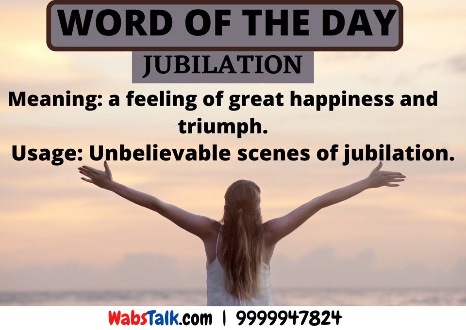 Wabs Talk 🎙️ on X: ( #Join:9999947824) #Word of the Day