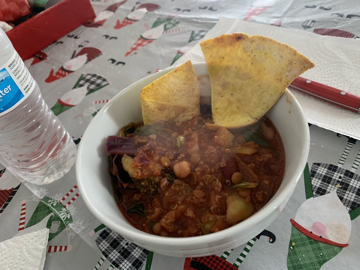 Hey <a href="/AbraPappa/">Abra's Kitchen</a>   Tried out your recipe. (I added the kitchen sink of veggies ) 

Delicious. Red Cabbage Quinoa Stew

Happy New Year!