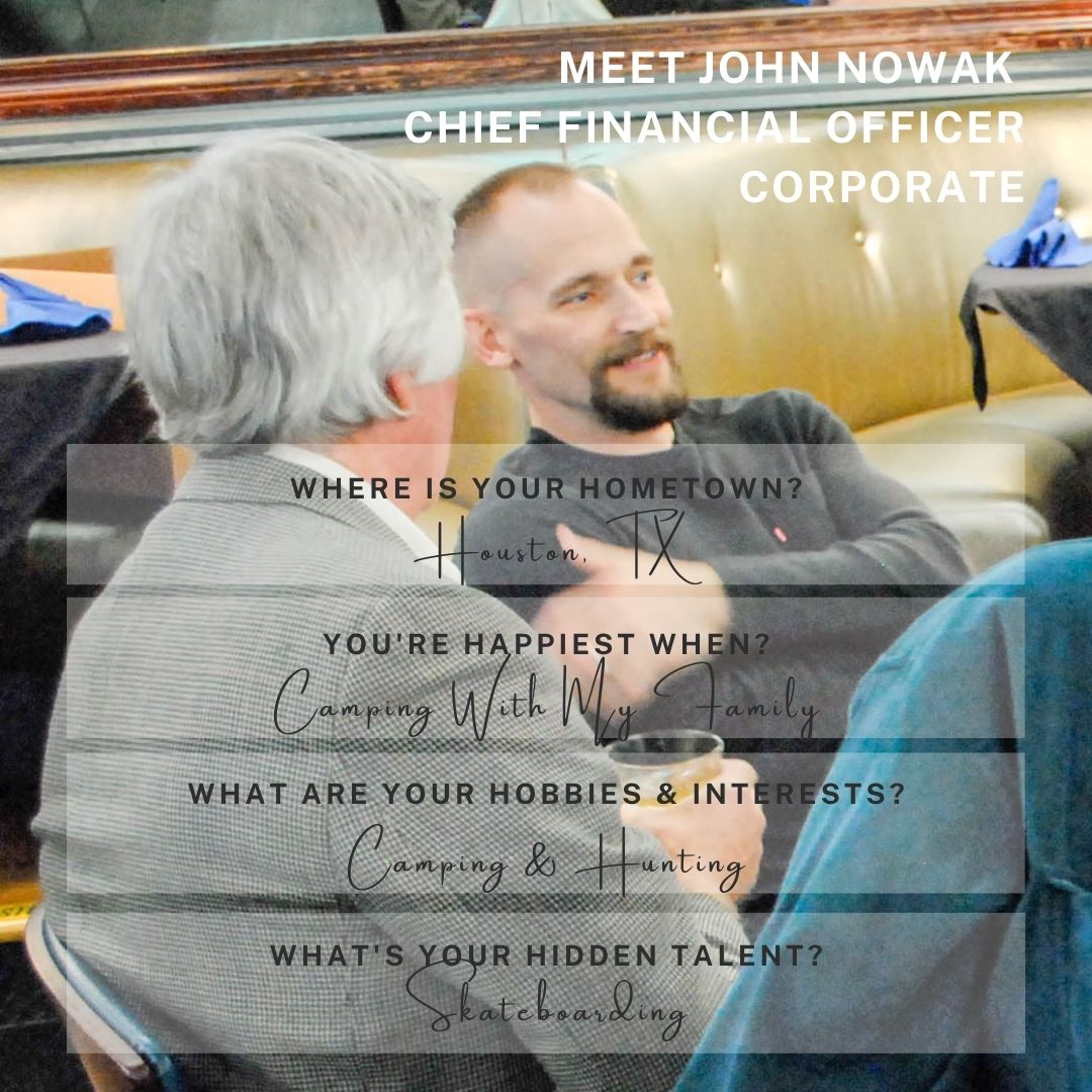 TealConstrCo's tweet photo. John Nowak is our Chief Financial Officer working in the Houston office. Here are some fun facts about John

#tealcon #meetourteam #finance #cfo #personnel #designbuilder #houston https://t.co/CrgoeLuCbb