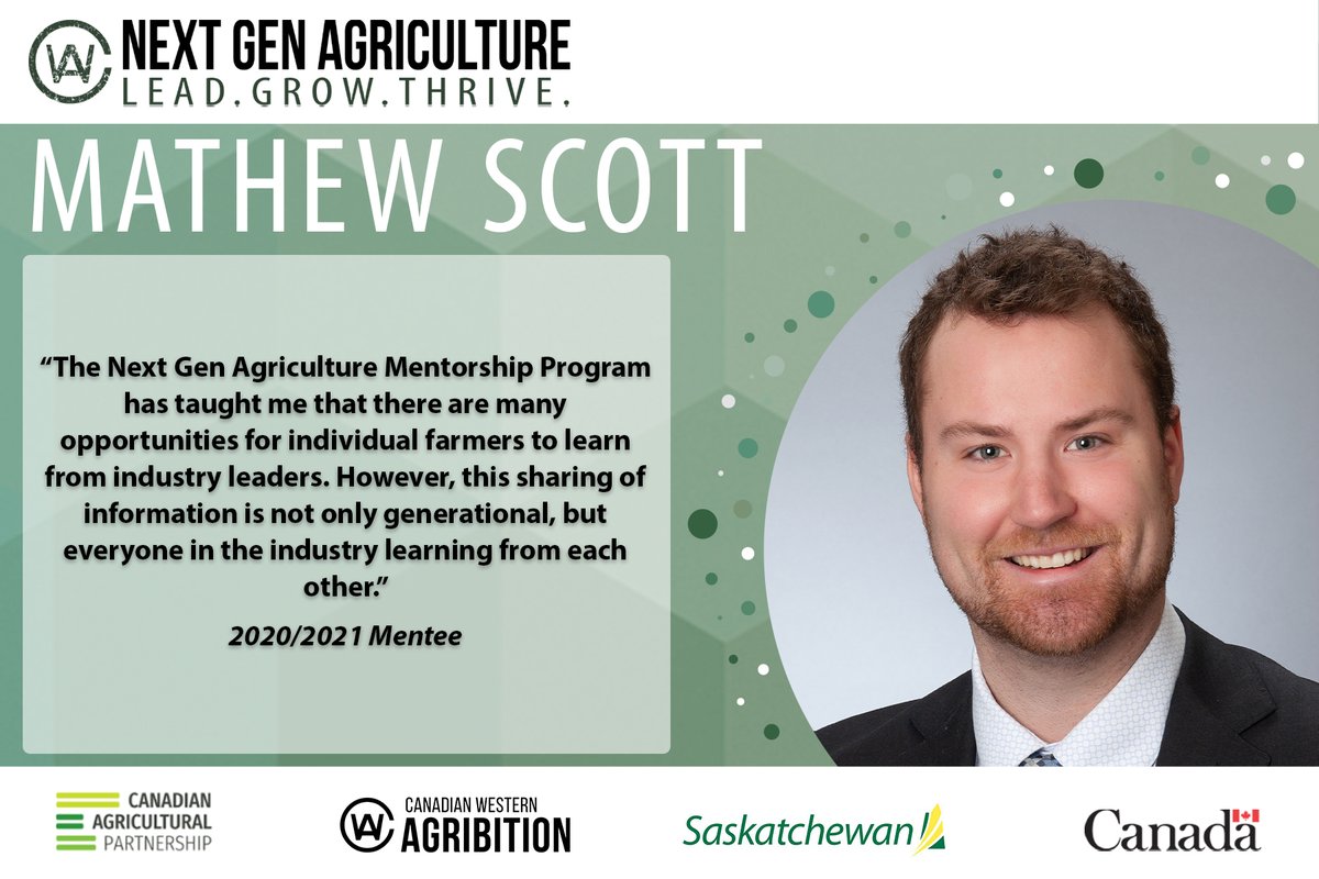 Agribition's tweet photo. Meet @matty_biscotti, 2020/2021 Next Gen Agriculture Mentorship mentee! Want to learn more about Mathew's experience? With the Next Gen Agriculture Mentorship program you can! Head to https://t.co/PhgpLoQ7DK to apply today! #CdnAg #CdnAgPartnership 
@SKAgriculture @AAFC_Canada https://t.co/1xe6JKAX7k