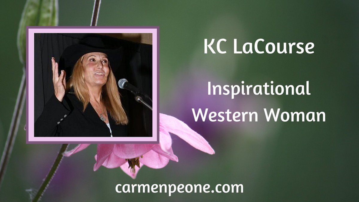 carmenpeone's tweet photo. Welcome to my new series, "Inspiring Western Women."
Read more...
https://t.co/a8NDtKAcXD
#KCLaCourse #westernwomen #cowboypoetry
To keep up with this series and receive two gifts, click here now: https://t.co/YZLP9RNbmn
May KC's story inspire you! https://t.co/Mk7auE4D29
