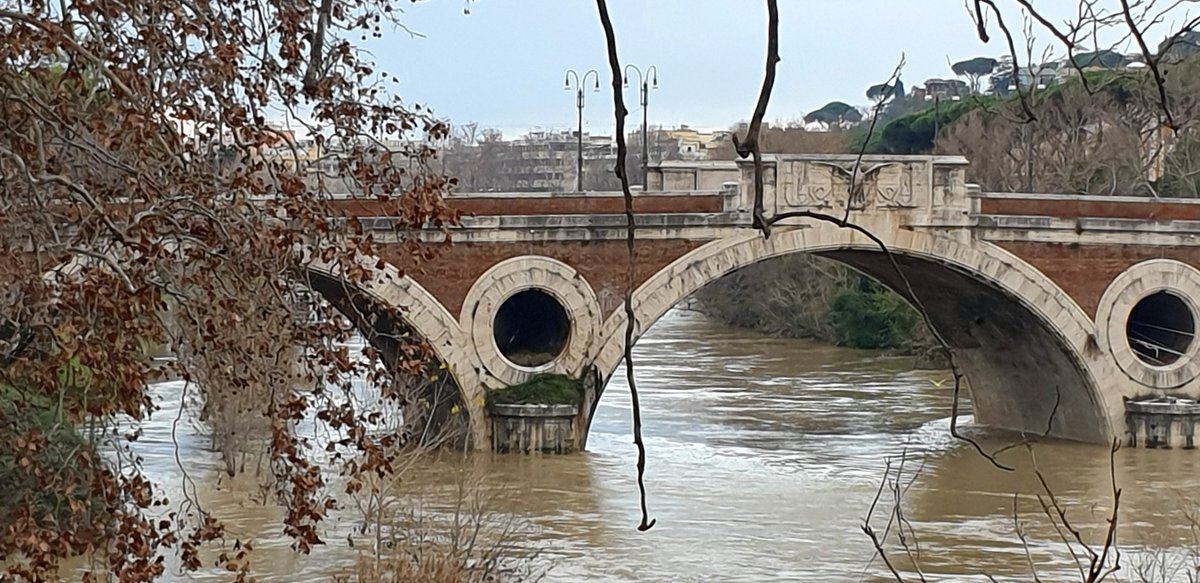 Ponte Matteotti mercoledì 6 gennaio, ore 16,00 #tevere