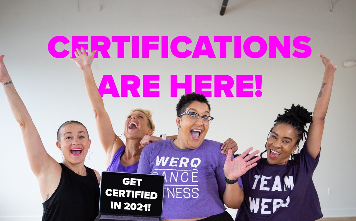It's time for YOU to join the WERQforce! 💪💪 We've got LIVE Online Certifications going all year long! 💻 Check out the full schedule here: ow.ly/rBFL50D1Jig