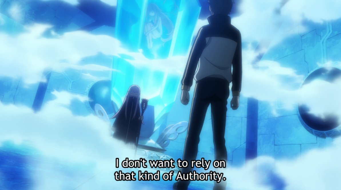 Subaru places importance on individual will rather than taking away someone's agency. He wants Ryuzu to talk by herself.The alternating Ryuzus & Garf's connection to the banished supervisor Shima could explain some inconsistencies, & why Subaru was brought *outside* in EP32…