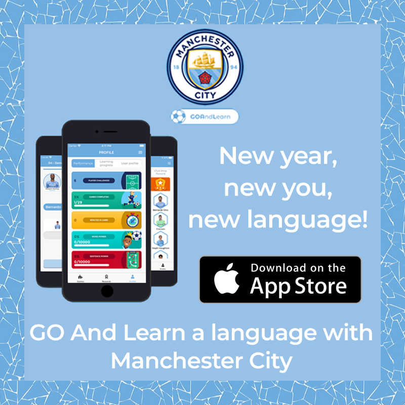 ManCity's tweet photo. GO And Learn a new language with #ManCity! 💙

Get the iOS app now ⚽️
