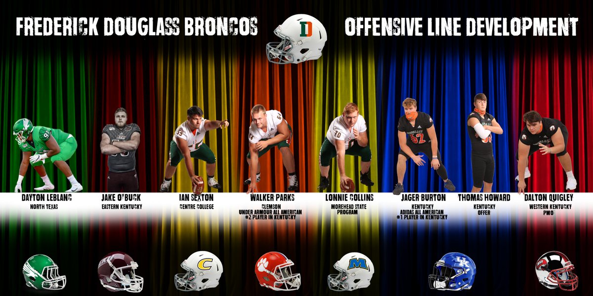 Douglass Football (@fdouglassfb) on Twitter photo When it comes to developing offensive linemen, Frederick Douglass and <a href="/coachnatemcpeek/">Nathan Mcpeek</a> are the best. The future is bright for the Bronco offensive line. #WhosNext #FOCUS2021 When it comes to developing offensive linemen, Frederick Douglass and <a href="/coachnatemcpeek/">Nathan Mcpeek</a> are the best. The future is bright for the Bronco offensive line. #WhosNext #FOCUS2021