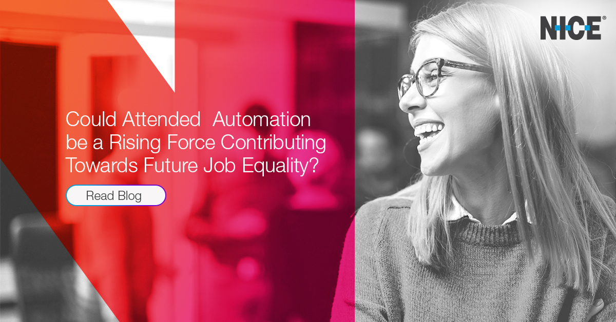 NICELtd's tweet photo. To materialize a stronger future job market with better economic equality, businesses, governments and individuals need to take action - and #attendedautomation may be the key. 

See how in this new blog >>
https://t.co/JwGPgsZszr

#RPA #automation #RobotsAreNICE https://t.co/GgV5A3t9Ip