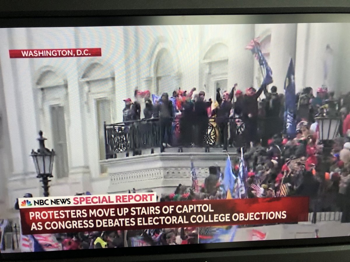 piersmorgan's tweet photo. My god.. Trump supporters have stormed the US Capitol building. Never seen anything like this... scary situation, all driven by President @realDonaldTrump’s insane behaviour &amp; rhetoric. Shameful. https://t.co/GRrDvnh9Ty