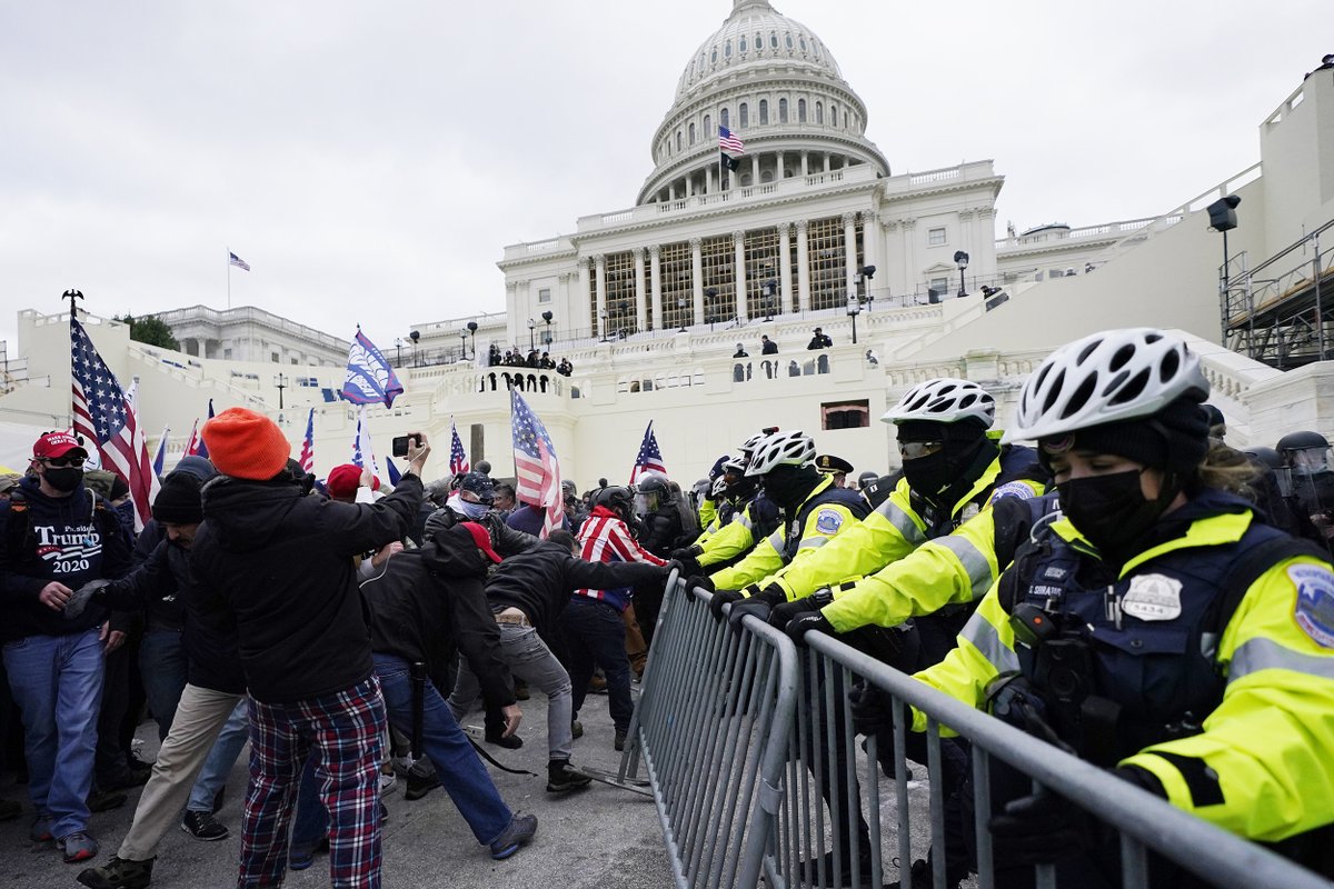 BREAKING: U.S. Senate proceedings have been halted as Trump supporters attempt to storm the U.S. Capitol building; some lawmakers being escorted from the chamber. https://www.pscp.tv/w/1OwGWVbXrgWKQ 