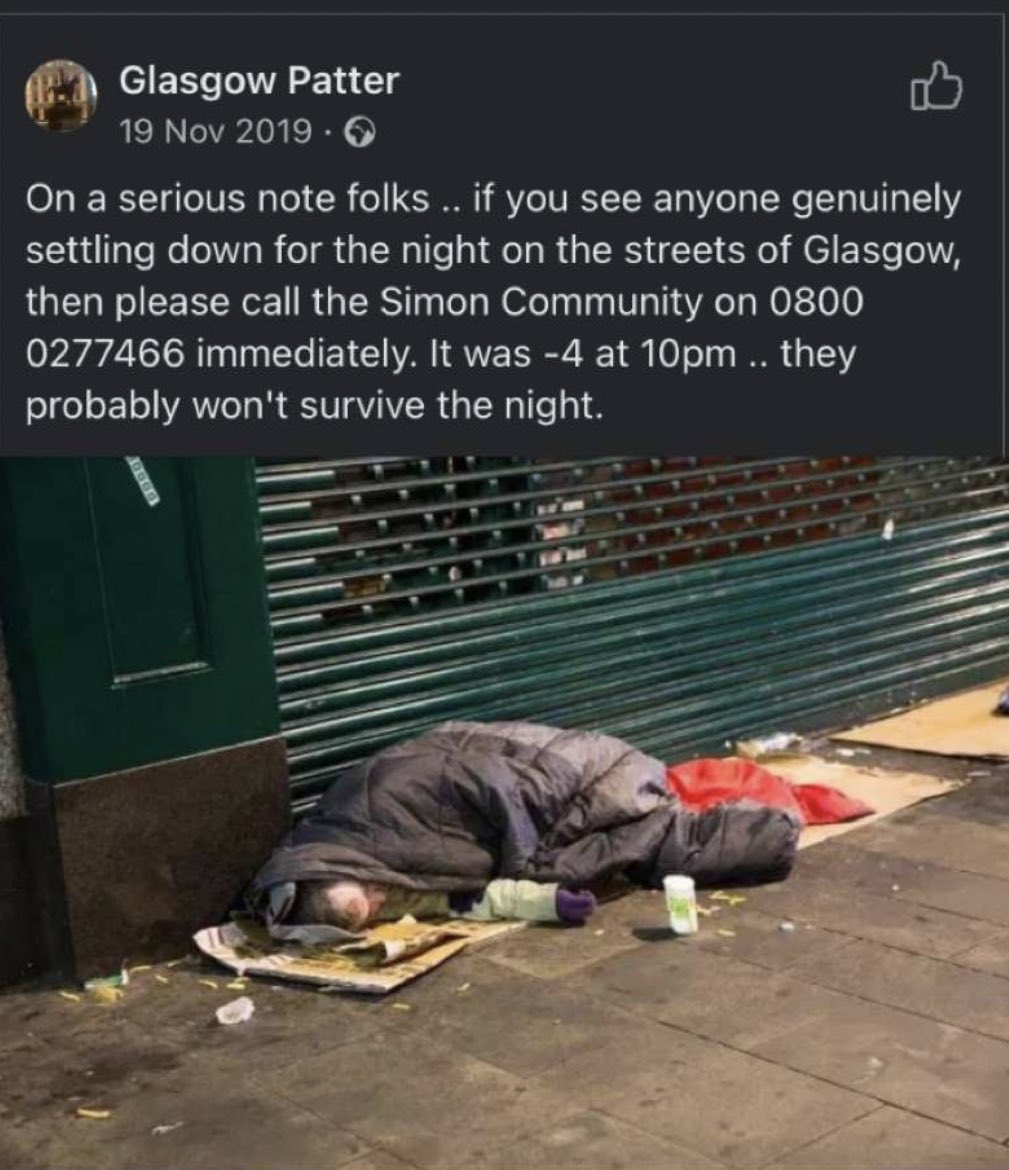 Anyone in Glasgow please read🥺