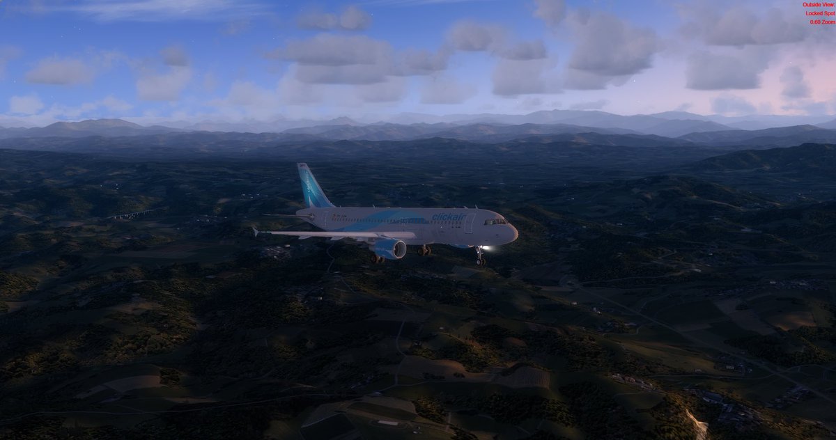 AztiJkk's tweet photo. Asturies and it’s incredible views on app to ils rwy 29 #flightsimmerspic #vatsim #vatsimespaña #clickair #asturiesairport #P3Dv4 @vatsim @vatsimSpain https://t.co/XVSTC96Ta2