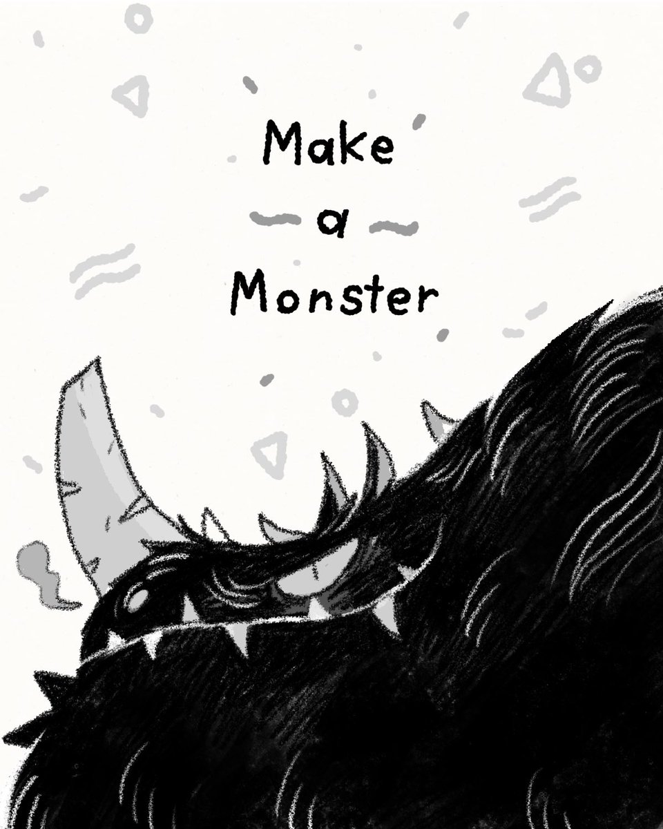 Made this little doodle for a fun prompt on my IG stories. Basically people are gonna vote on the different features of a monster that I'll draw :) excited to see what people pick!