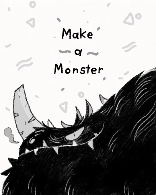 Made this little doodle for a fun prompt on my IG stories. Basically people are gonna vote on the different features of a monster that I'll draw :) excited to see what people pick! 