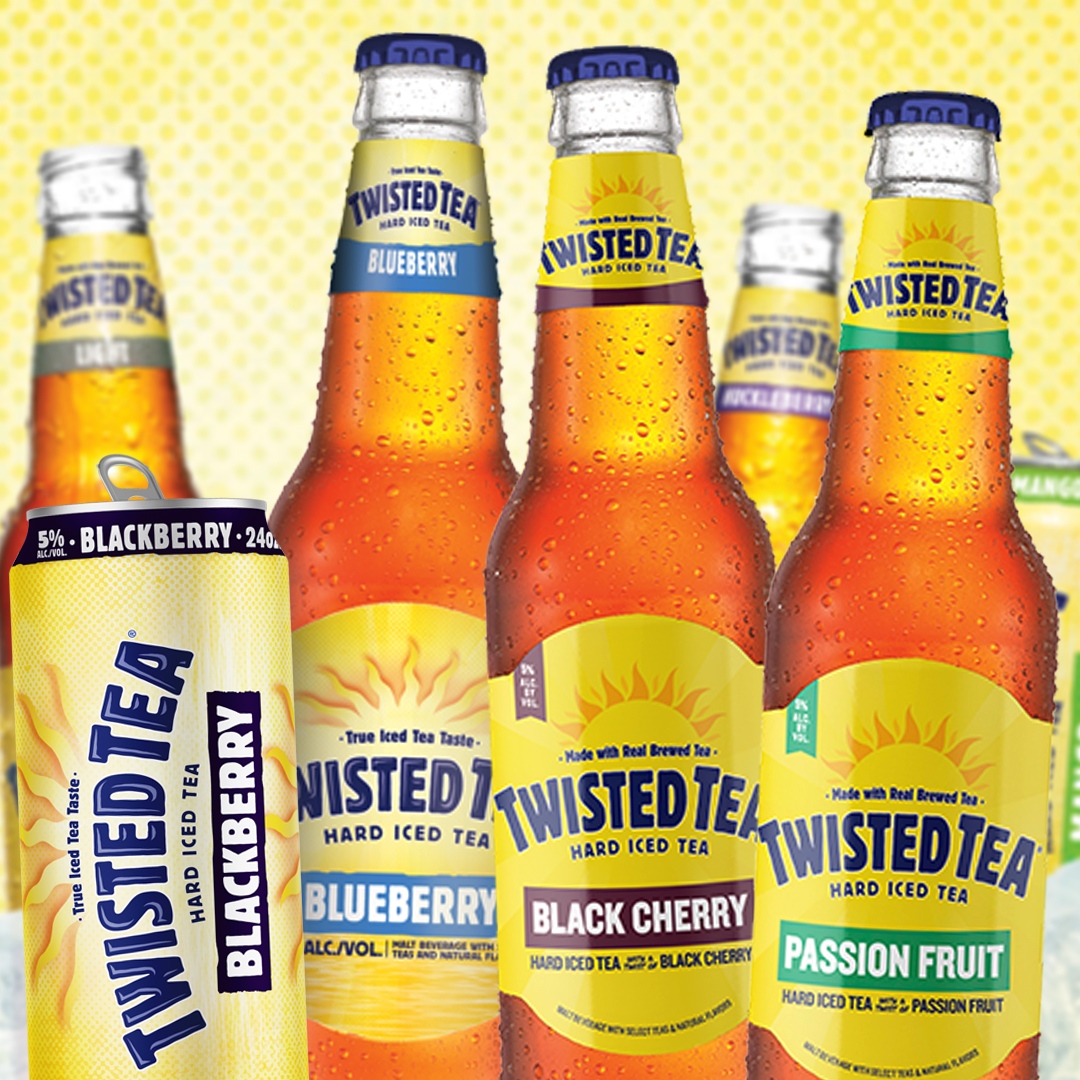 These new #TwistedTea #HardTea flavors will knock you out! #BlackCherry #PassionFruit #Blueberry #Blackberry l8r.it/Y36x