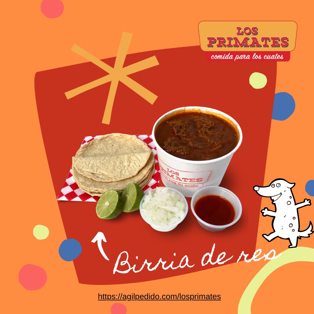 losprimatescdmx's tweet photo. La birria está calientita y lista para salir volando a sus casas.
#quedateencasa #pidelocal #losprimatescdmx #birriacdmx https://t.co/3ZLJOlJn8L