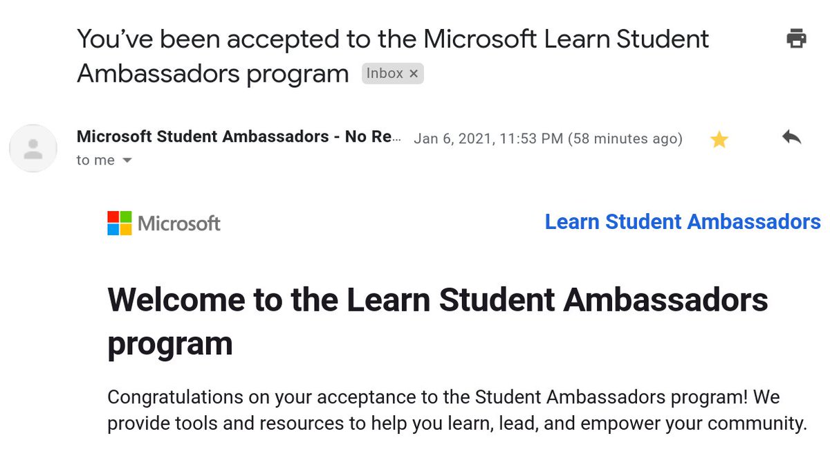 siddharth_hacks's tweet photo. Wow, glad to share that my application has been accepted &amp; now I'm officially part of #MSFTStudentAmbassadors program!🥺

Thanks for having me onboard @IamPablo! 💫

Super excited to become the part of community and contribute!💖

#ImagineCup #Microsoft #MicrosoftLearn https://t.co/gcot3egfPT