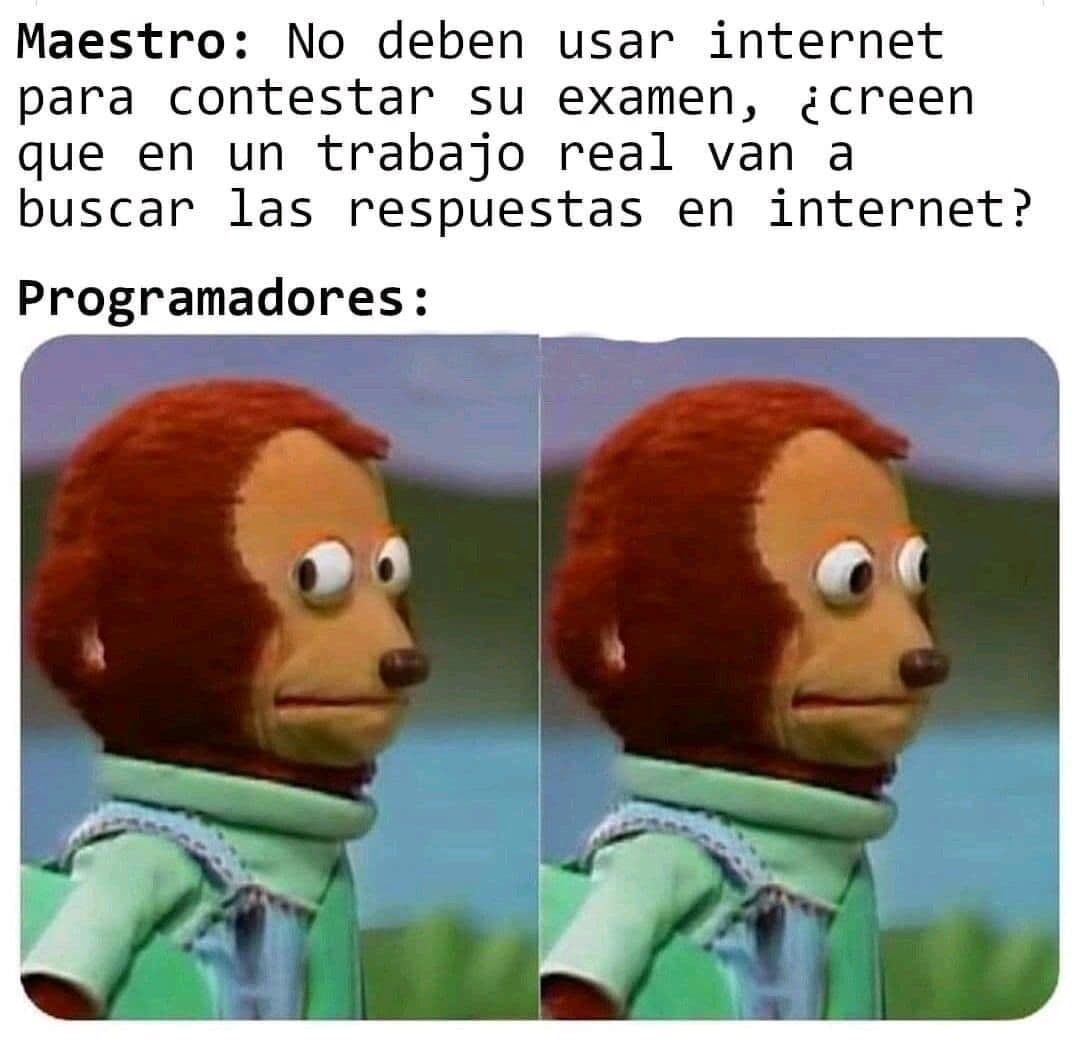 CodeSpaceAcade's tweet image. ¿A quién no le ha pasado? 🙄 
#desarrolladores #code #coderlove #desarrolloweb #programadores #webdevelopment